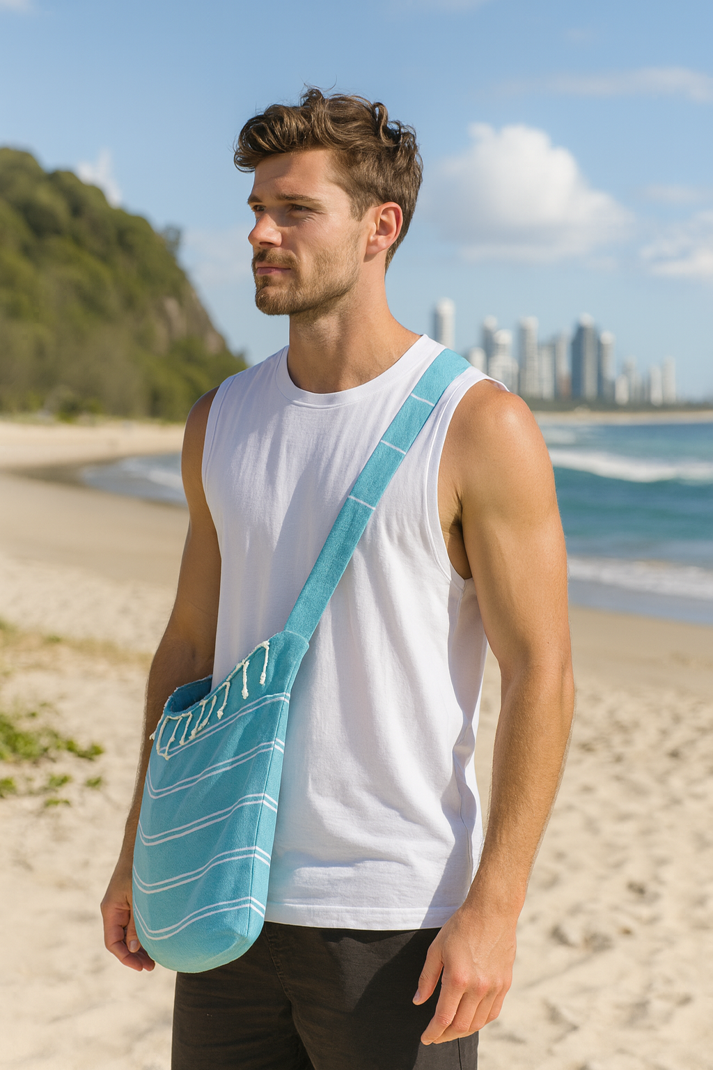 2-in-1 Beach Towel Tote