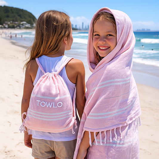 3-in-1 Kids Backpack Towel