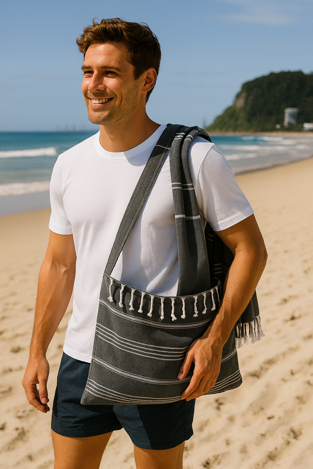 2-in-1 Beach Towel Tote
