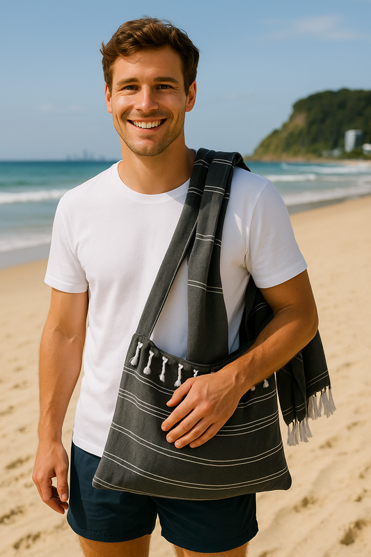 2-in-1 Beach Towel Tote