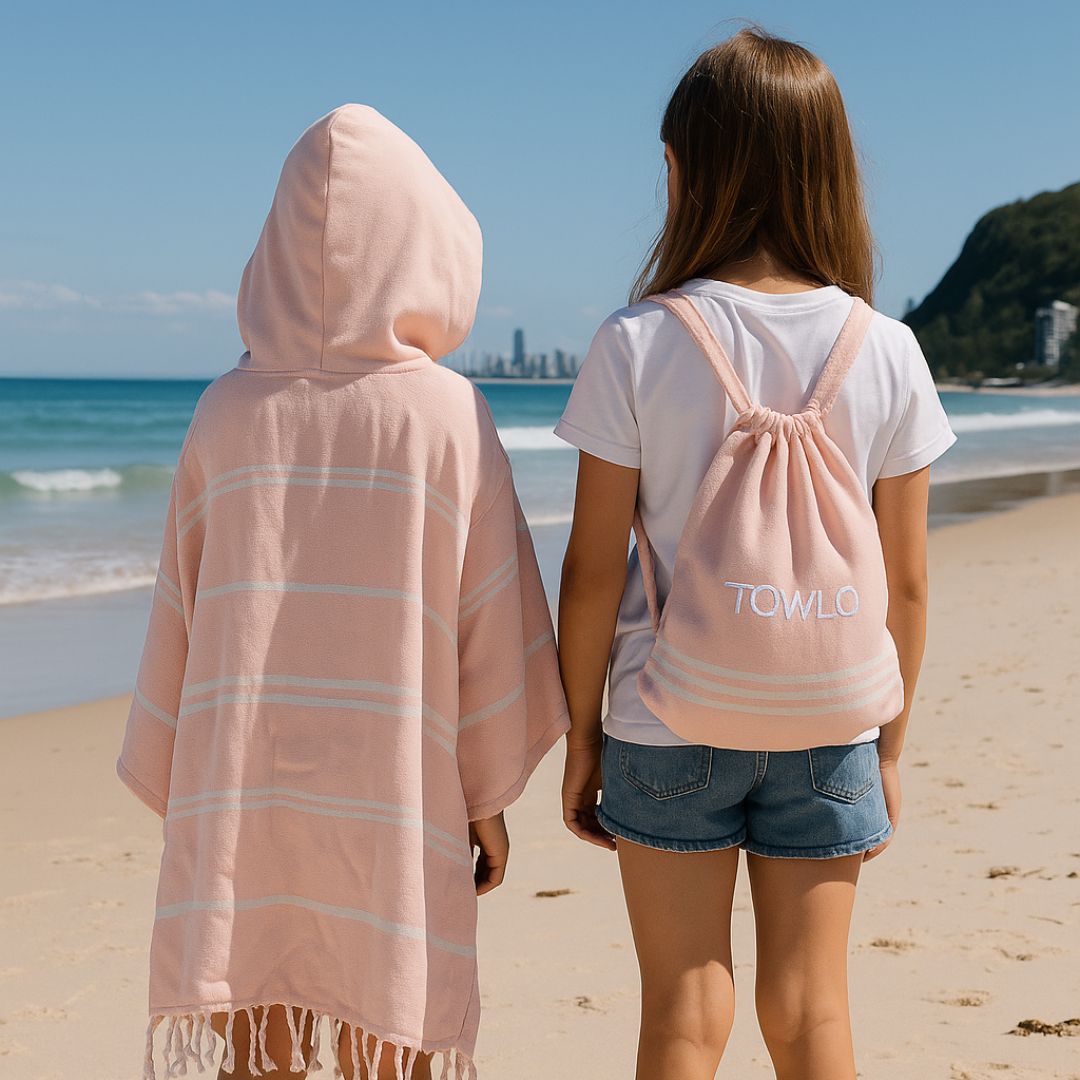 3-in-1 Kids Backpack Towel